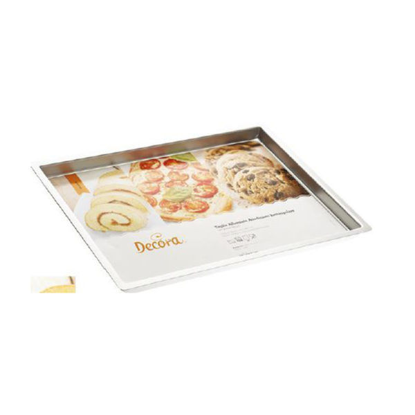 Teglia professionale in alluminio anodizzato cm 30x40 h 2,5 art 0062648 DECORA