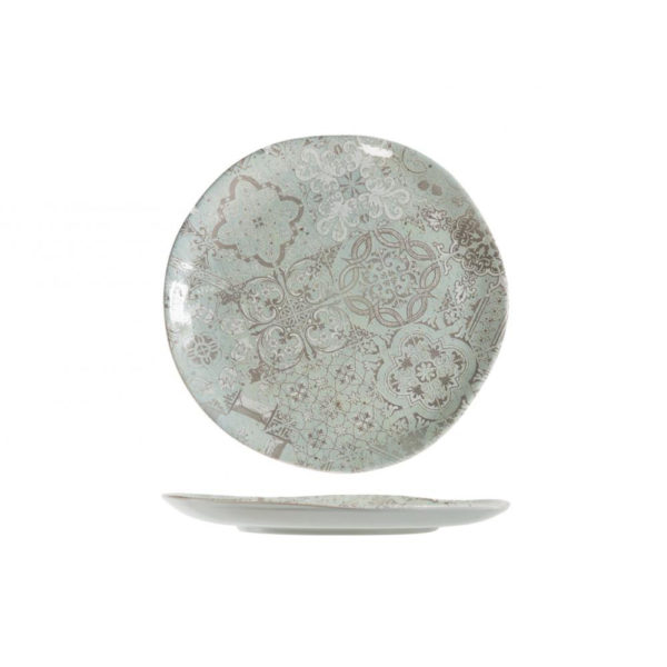 Piatto frutta stoneware arabesque art 3240403 diam cm.20 H&H