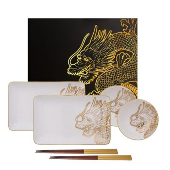 Set Sushi Dragon Gold TOKIO DESIGN