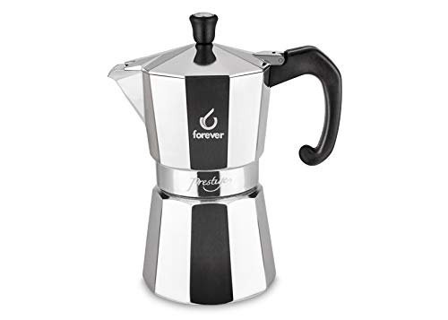 Caffettiera Moka alluminio 3 tazze induzione Prestige FOREVER