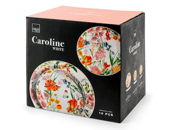 SERVIZIO TAVOLA 18pz COUPE PCL CAROLINE H&H - immagine 5