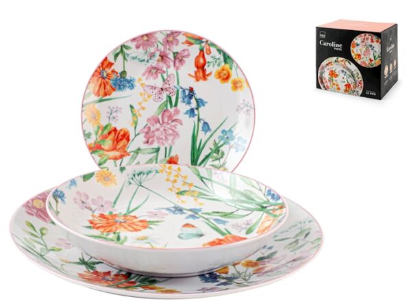 SERVIZIO TAVOLA 18pz COUPE PCL CAROLINE H&H - immagine 6